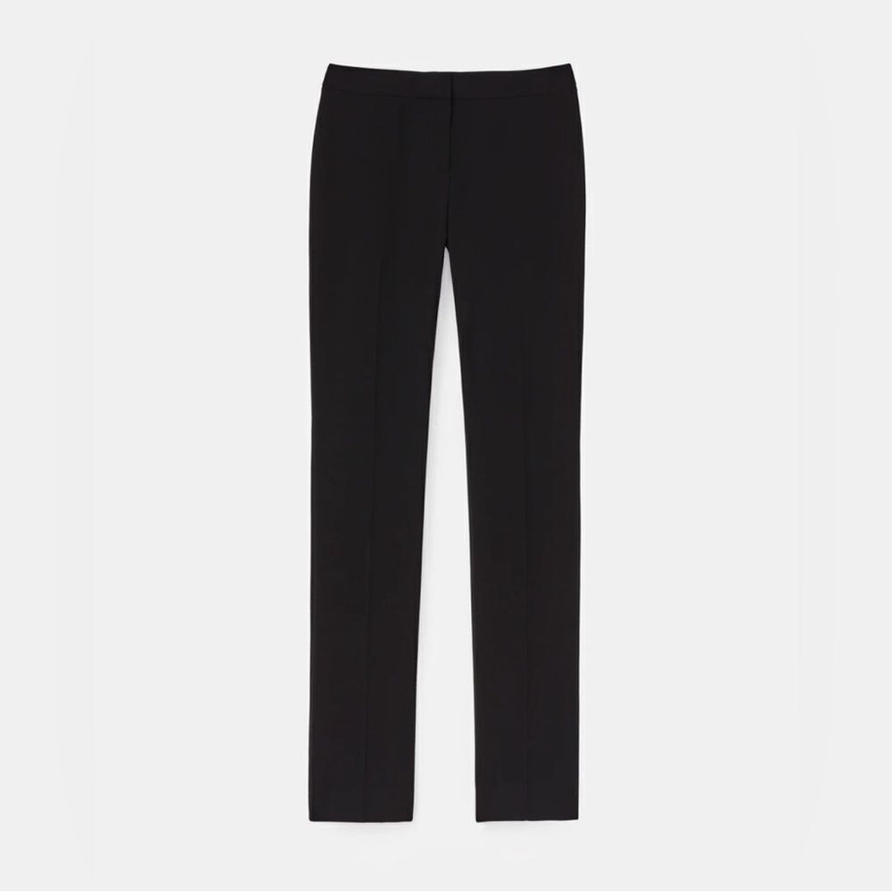 Lafayette 148 Black Barrow Cotton Stretch Pants Size 4 - Picture 12 of 12